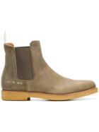 Common Projects Waxed Chelsea Boots - Green
