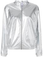 Paskal Zipped Bomber Jacket - Metallic