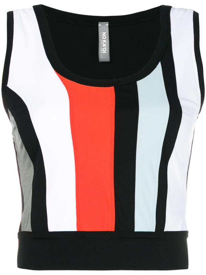 No Ka' Oi Cropped Tank Top - Black