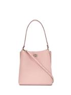 Coach Gold-tone Clasp Shoulder Bag - Pink