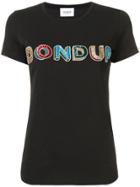 Dondup Sequinned Logo T-shirt - Black