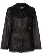Prada Belted Wrap Jacket - Black