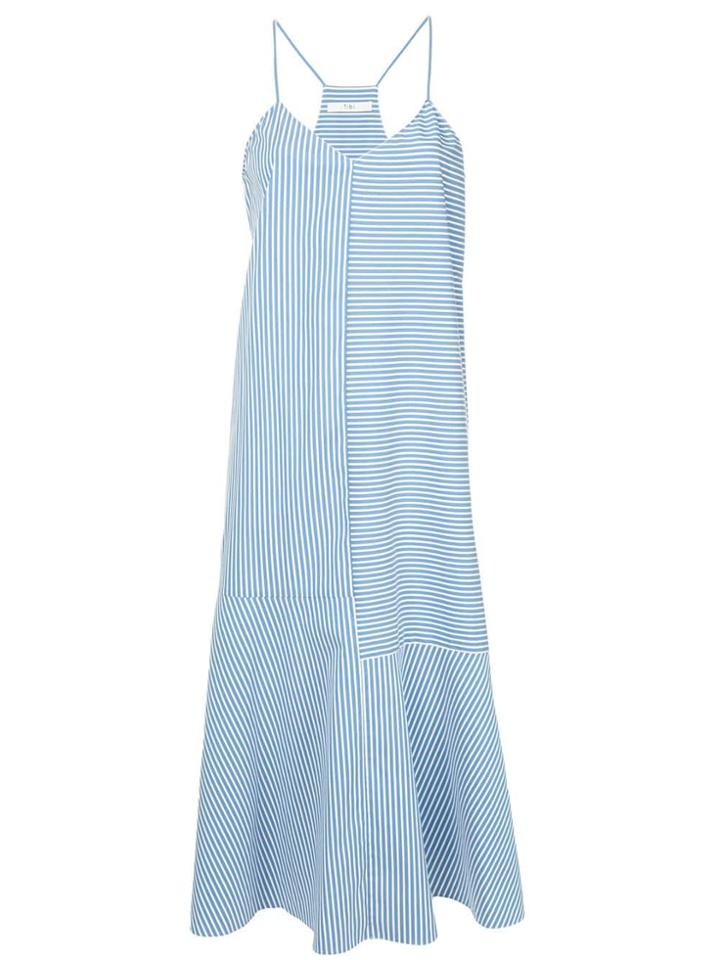 Tibi Kaia Flared Cami Dress - Blue