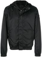 Prada Gabardine Hooded Jacket - Black