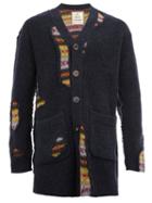 Maison Mihara Yasuhiro Ripped Effect Cardigan