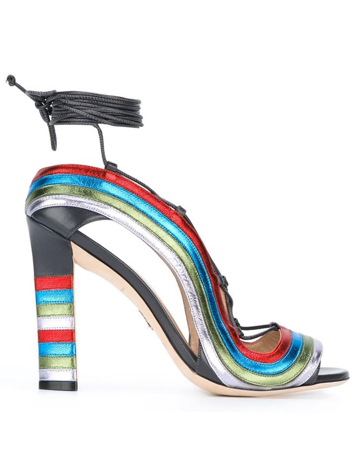 Paula Cademartori Lace-up Sandals
