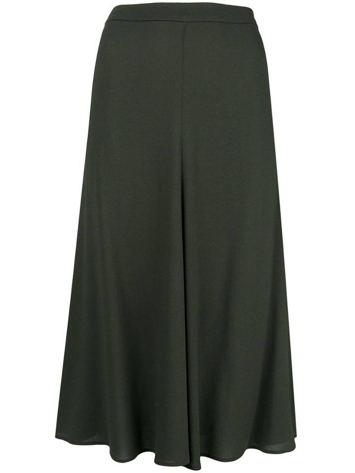 Etro Pleat Detail Midi Skirt - Green