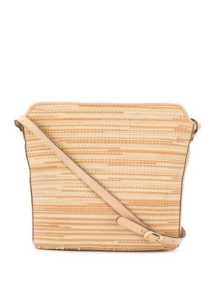 Salvatore Ferragamo Pre-owned 1970's Woven Shoulder Bag - Neutrals