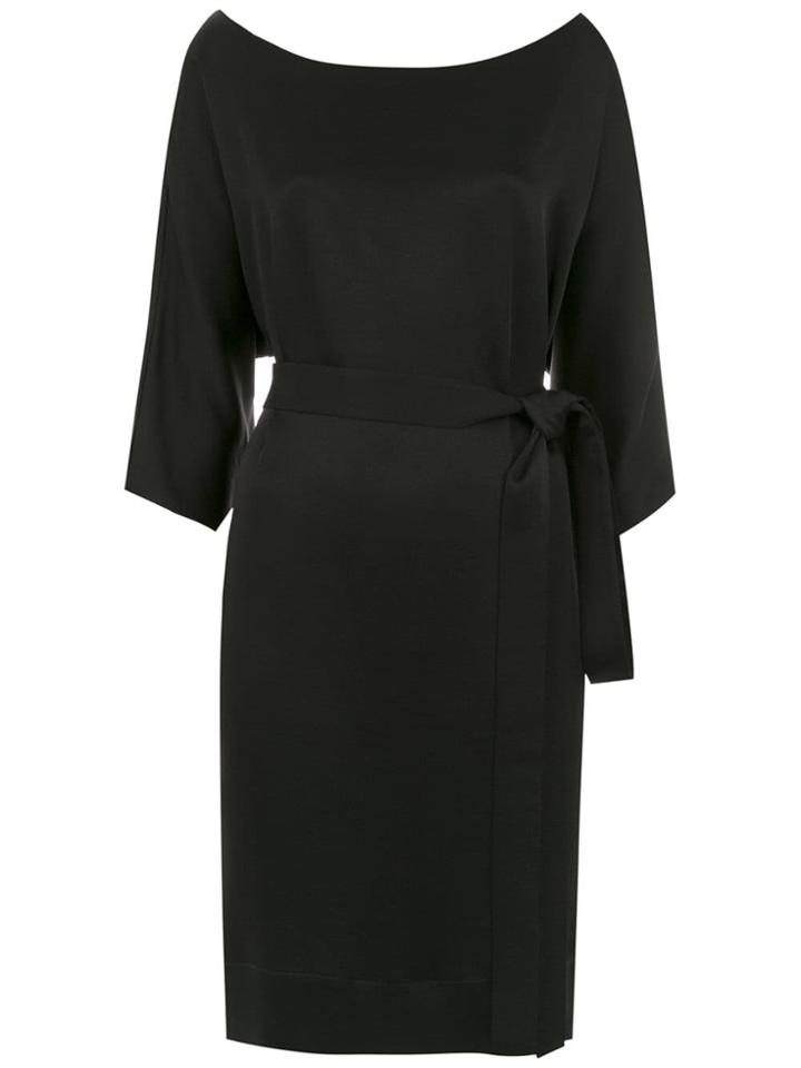 Gloria Coelho Batwing Sleeves Dress - Black