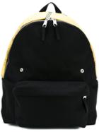 Raf Simons Large Colour Block Backpack - Black