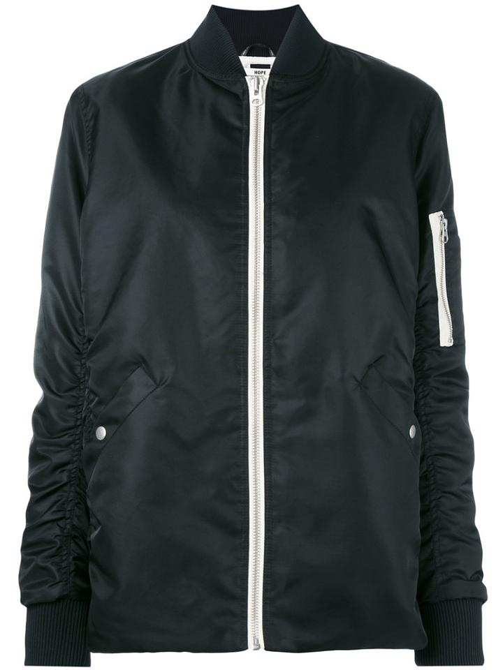 Hope - Oversized Bomber Jacket - Women - Cotton/polyamide/polyester - 36, Women's, Black, Cotton/polyamide/polyester