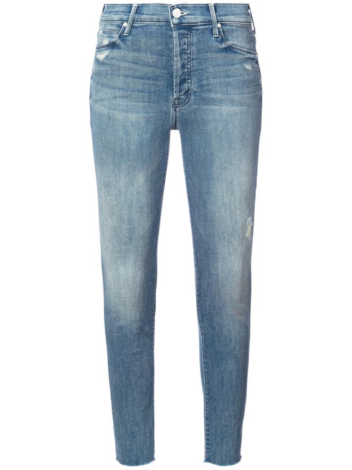 Mother Graffiti Girl Jeans - Blue