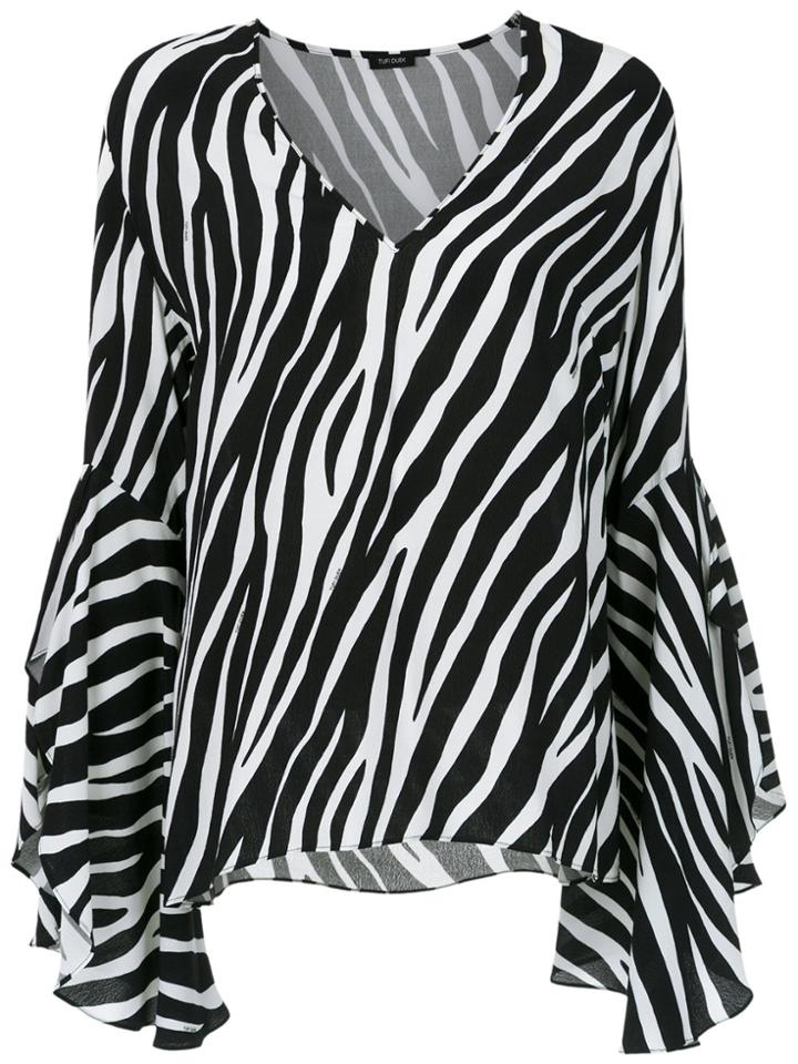 Tufi Duek Animal Print Blouse - Black