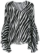 Tufi Duek Animal Print Blouse - Black