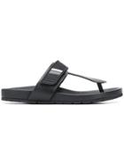 Prada Thong Strap Sandals - Black