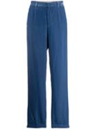 Forte Forte Vaniglia Velvet Trousers - Blue