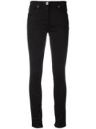 Versace Tapered Skinny Jeans, Women's, Size: 27, Black, Cotton/spandex/elastane
