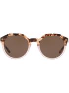 Tory Burch Round Frame Sunglasses - Neutrals