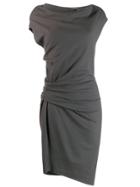 Helmut Lang Pre-owned '1990s Ruched Dress - Grey