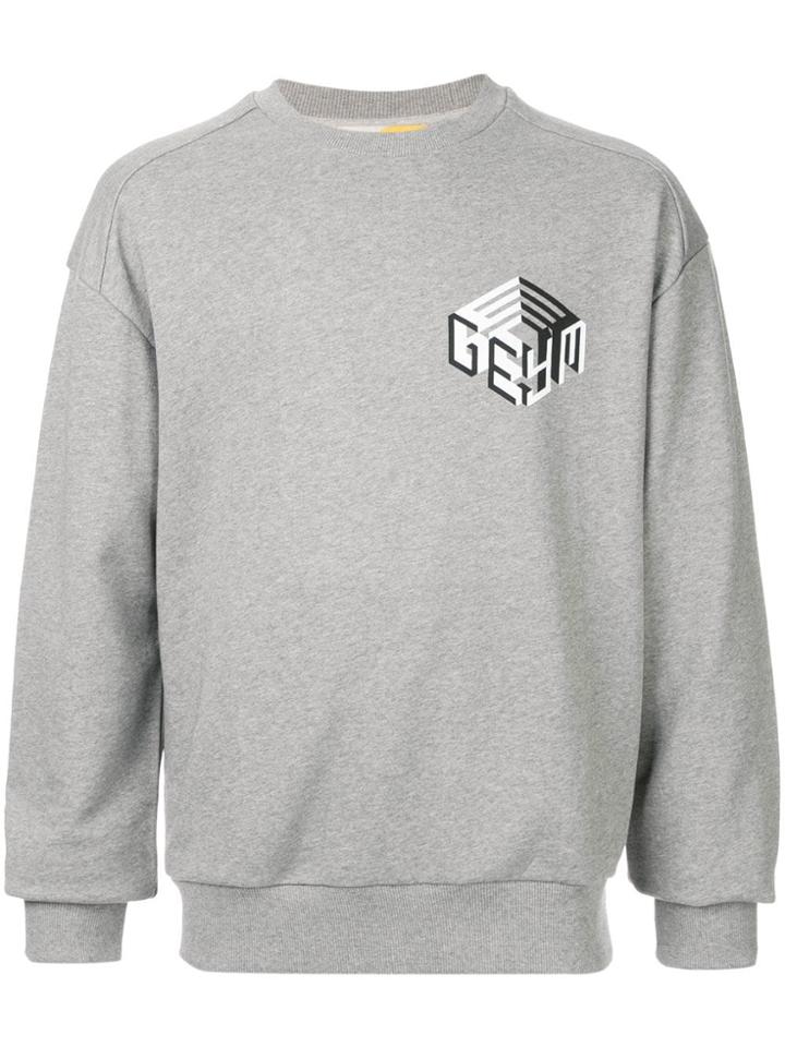Geym 3d Logo Print Sweatshirt - Grey