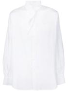 Vivienne Westwood Tie Neck Buttoned Shirt - White
