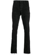 Purple Brand Distressed Slim Fit Jeans - Black