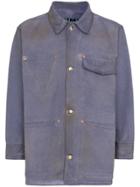Vyner Articles Vyner A Worker Shrt Pckt Dtl Blu - Blue