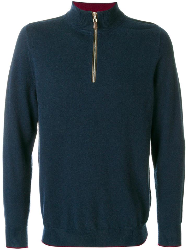 N.peal The Carnaby Cashmere Jumper - Blue
