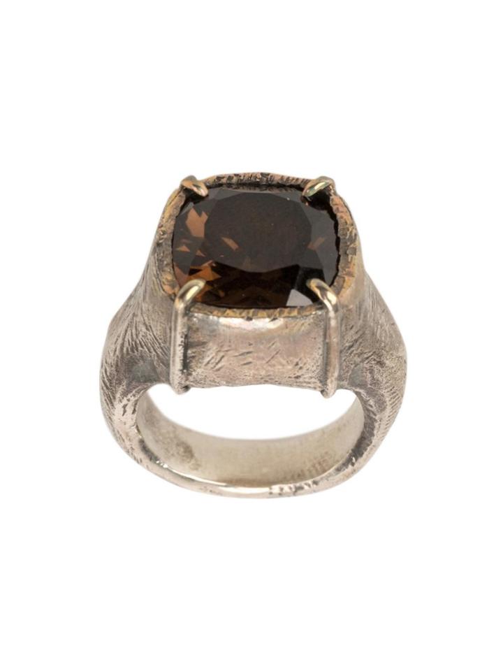 Tobias Wistisen Encrusted Ring - Metallic