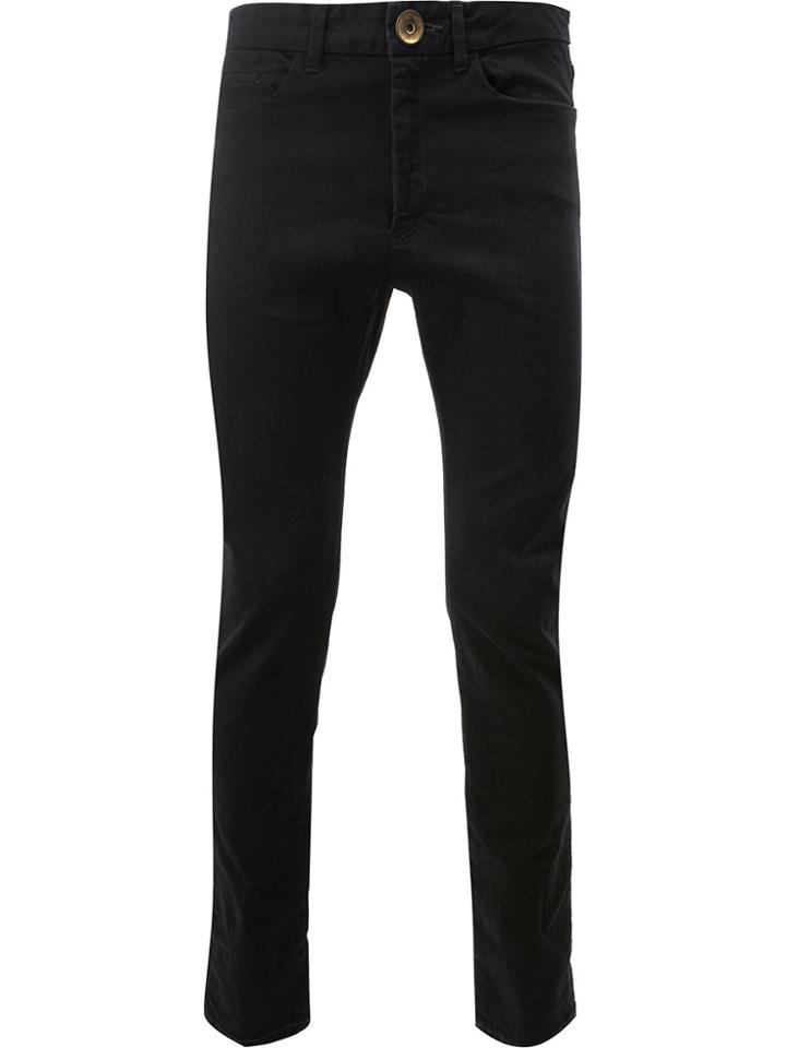 Maison Mihara Yasuhiro Classic Skinny Jeans - Black