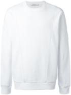 Givenchy Star Patch Paneled Sweatshirt, Men's, Size: Xl, White, Cotton/polyester