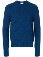 Ami Alexandre Mattiussi Donegal Crewneck Sweater - Blue