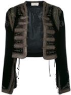 Saint Laurent - Military Jacket - Women - Cotton/cupro/viscose - 42, Black, Cotton/cupro/viscose