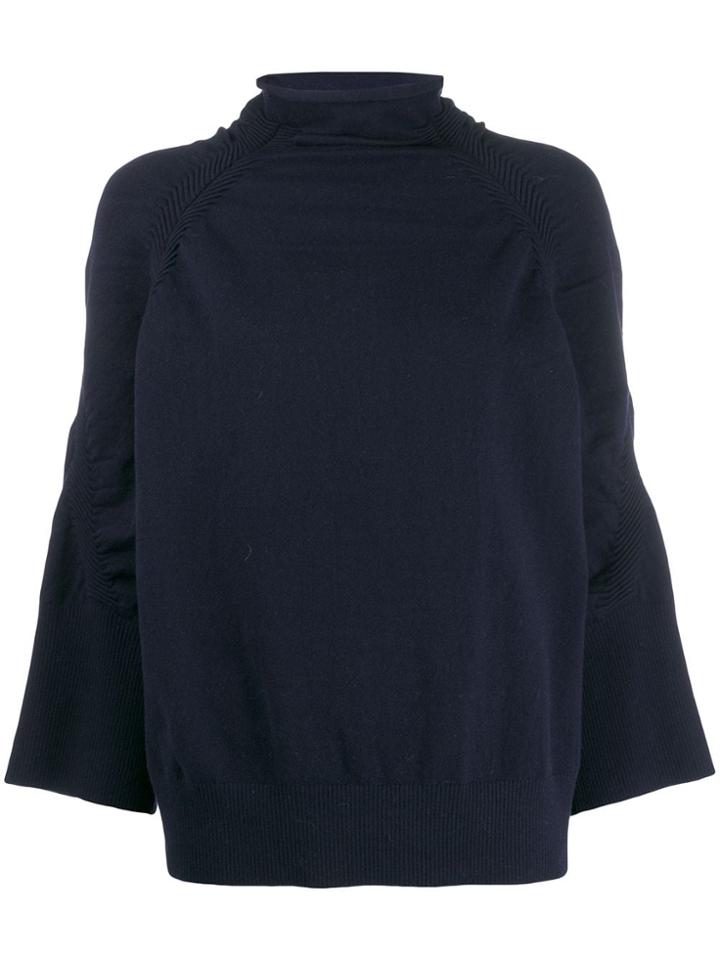 By Malene Birger Roll-neck Knit Jumper - Blue