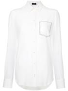 Joseph Stitched Pocket Shirt - White