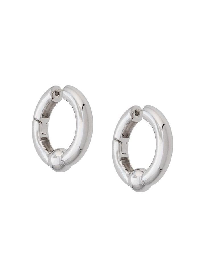 Ambush Small Hoop Earrings - Silver