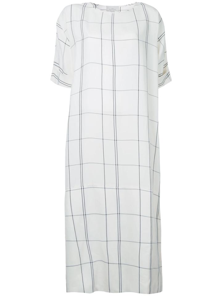 Studio Nicholson Checked Dress - White