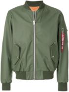 Stutterheim Zipped Bomber Jacket - Green