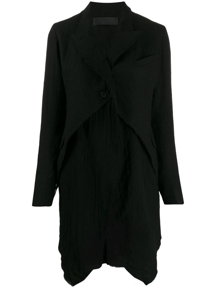 Marc Le Bihan Deconstructed Single-breasted Jacket - Black