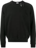 Saint Laurent Constellation Print Sweatshirt, Men's, Size: Large, Black, Cotton