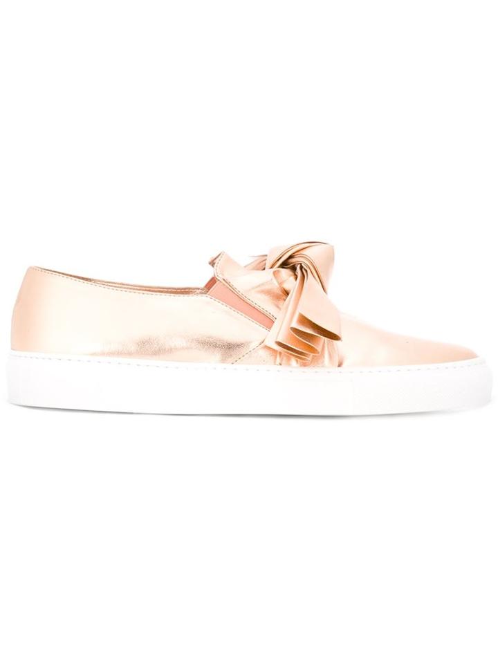 Cédric Charlier Metallic Slip-on Sneakers