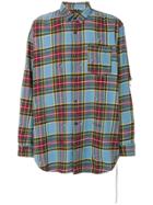 Mastermind Japan Checked Shirt - Blue