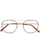 Liu Jo Round Tortoise-shell Glasses - Brown