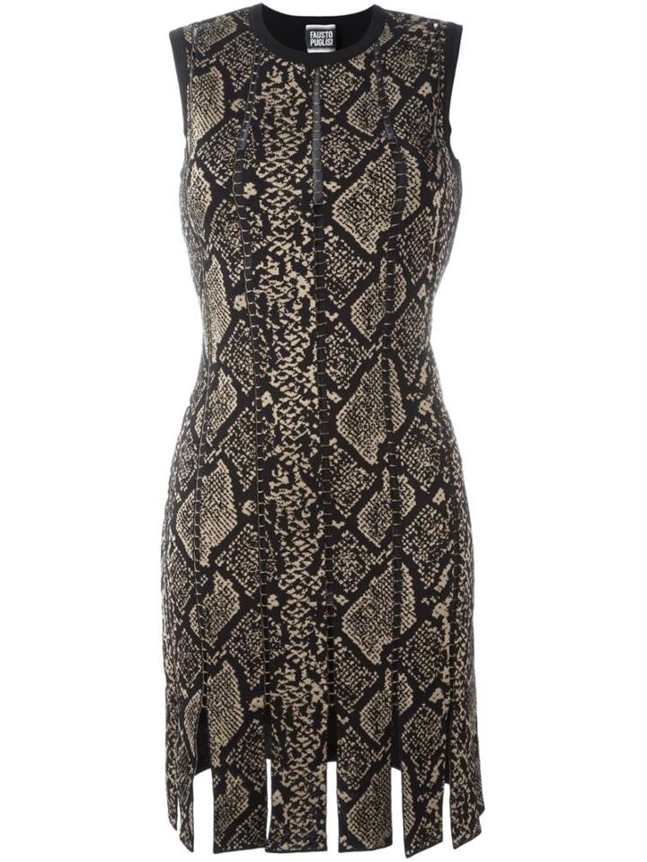 Fausto Puglisi Python Print Dress