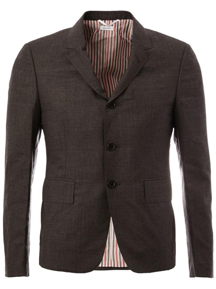 Thom Browne Formal Suit, Men's, Size: 2, Grey, Cupro/wool