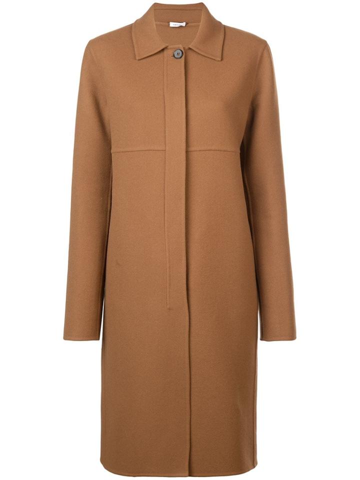 Jil Sander Single Breasted Coat - Neutrals