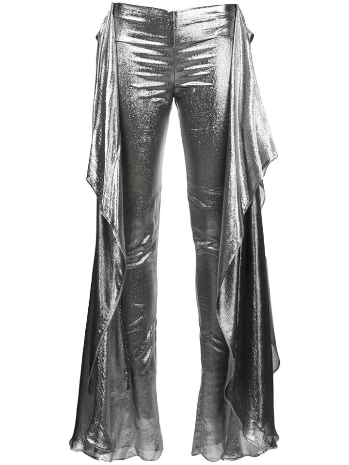 Paula Knorr Relief Metallic Trousers