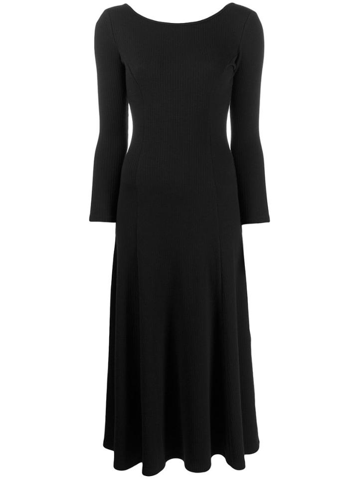 Mara Hoffman Gwyneth Flared Midi Dress - Black