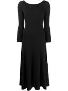 Mara Hoffman Gwyneth Flared Midi Dress - Black