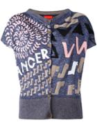 Vivienne Westwood Red Label Abstract Knit T-shirt, Women's, Size: Large, Cotton/polyamide/polyester/wool